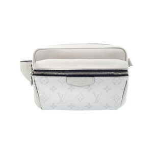 Louis Vuitton Taiga Black Leather Rama Bum Bag Outdoor Body